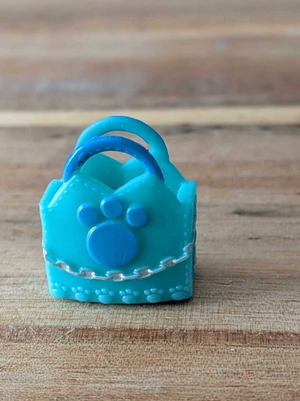 Genuine Littlest Pet Shop Blue Tote Bag With Paw Print